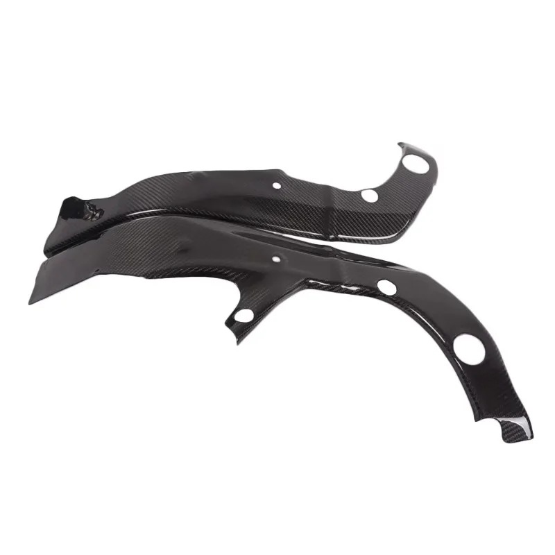 100% Carbon Fiber  Frame Covers Panels Protector Motorcycle Accessories for YAMA YZF-R6 E6 2017 2018 2019 2020